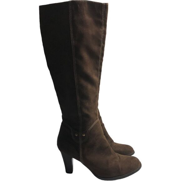 Unisa Brown Suede Boots - Picture 2 of 15